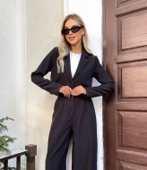 Брючный костюм с коротким пиджаком  ANA-1612A17