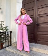 Брючный костюм с коротким пиджаком  ANA-1612A17