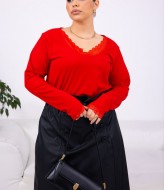 Лонгслив с кружевом ET-791A380