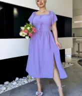 Летнее платье с разрезом YM-05802A12