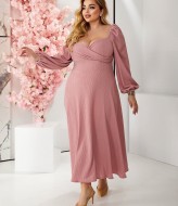 Платье в пол большого размера EY-667A17B21