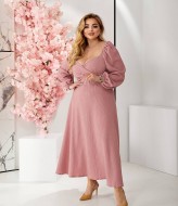 Платье в пол большого размера EY-667A17B21