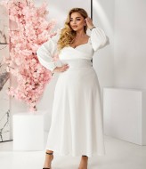 Платье в пол большого размера EY-667A17B21