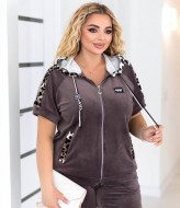 Велюровый костюм спортивный LZ-L914A700 Велюровый костюм спортивный LZ-L914A700