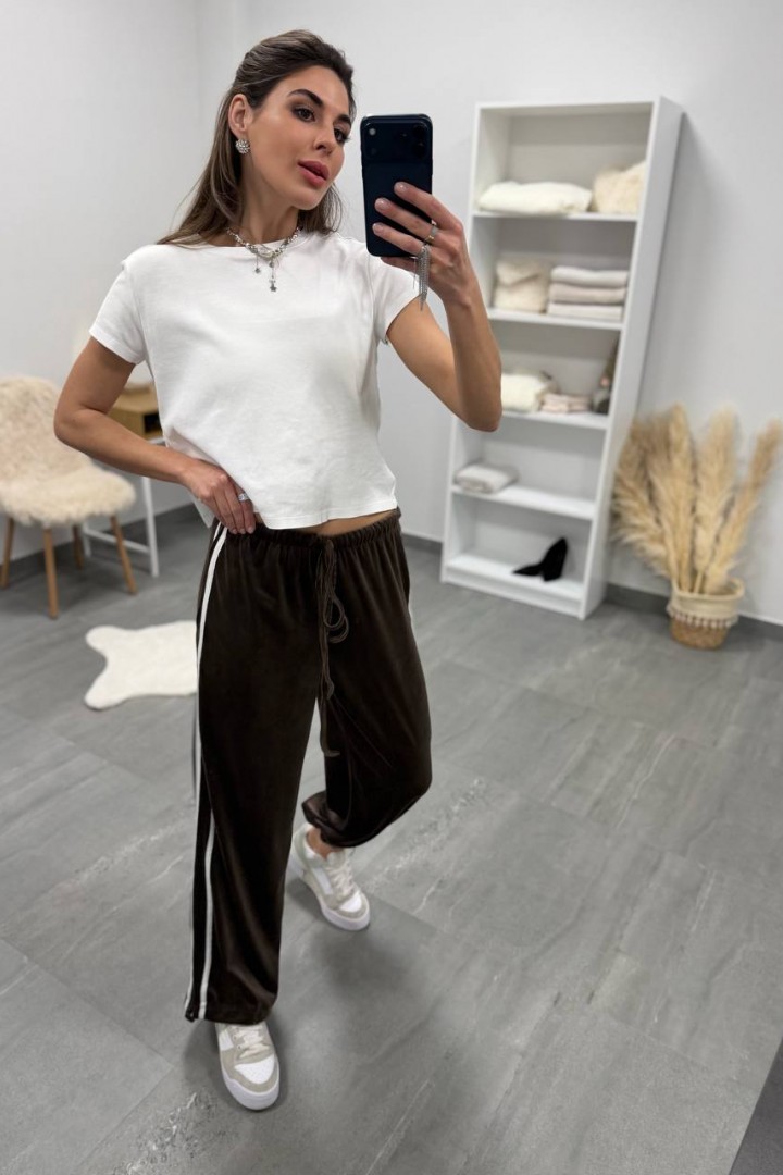 Велюровые штаны женские  DMP-R7179A380