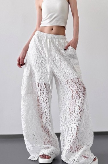 Брюки из гипюра DMP-R1789A470