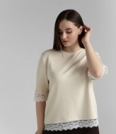 Футболка з мереживом NBR-226A500