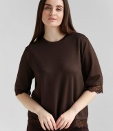 Футболка з мереживом NBR-226A500