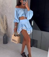 Костюм юбка и топ SAO-157A480