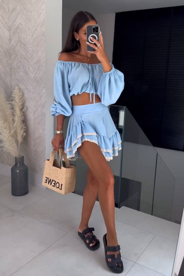 Костюм юбка и топ SAO-157A480