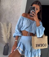 Костюм юбка и топ SAO-157A480