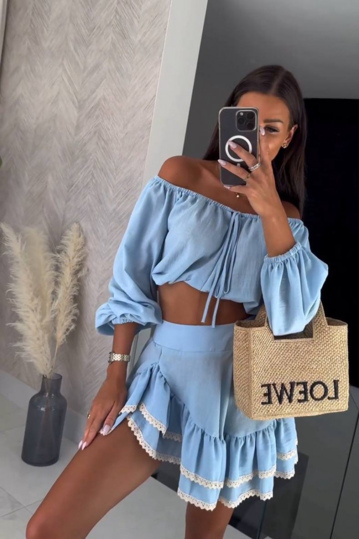 Костюм юбка и топ SAO-157A480