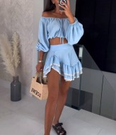 Костюм юбка и топ SAO-157A480