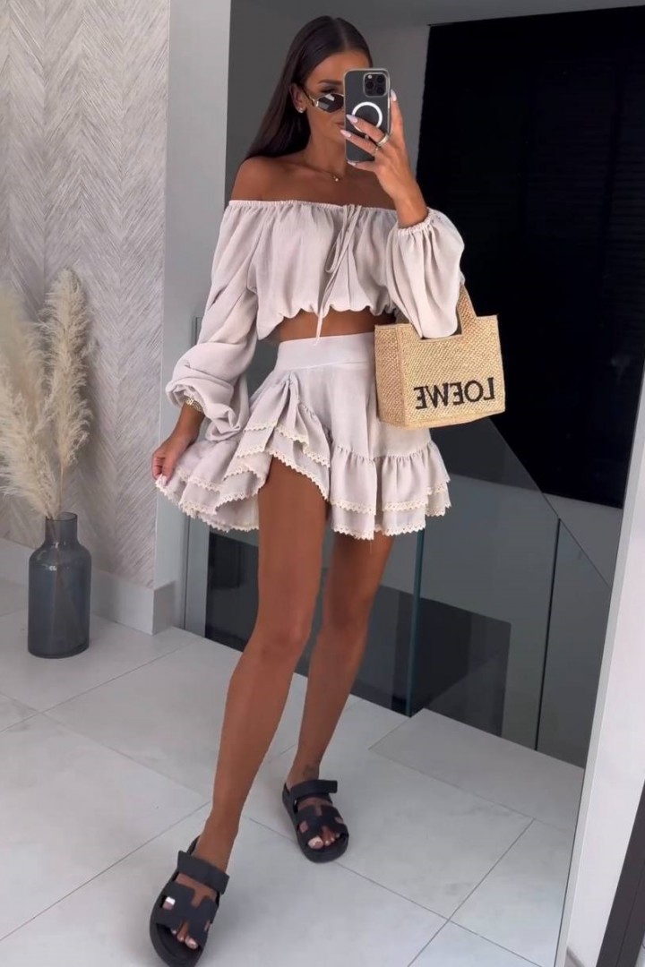 Костюм юбка и топ SAO-157A480