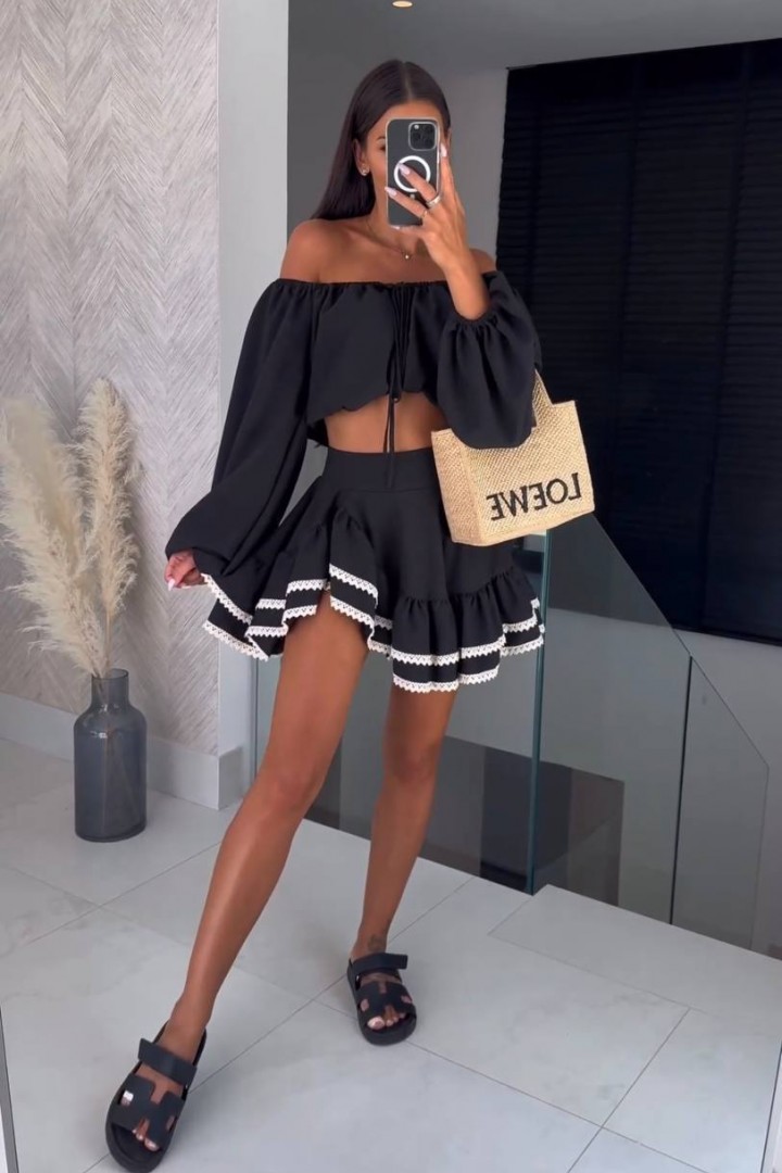 Костюм юбка и топ SAO-157A480