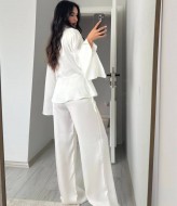 Шелковый брючный костюм BAC-971A750