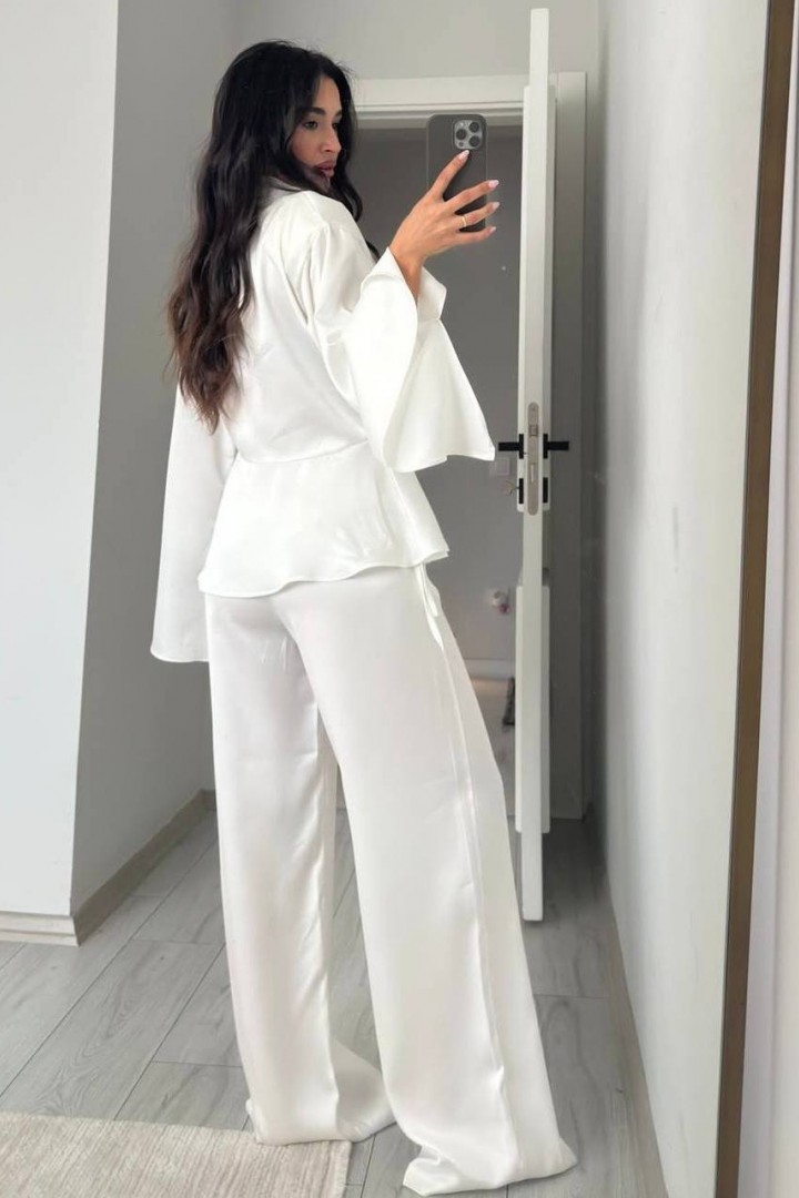 Шелковый брючный костюм BAC-971A750