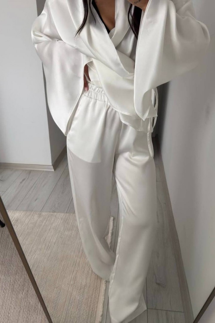 Шелковый брючный костюм BAC-971A750