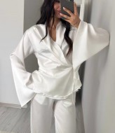 Шелковый брючный костюм BAC-971A750