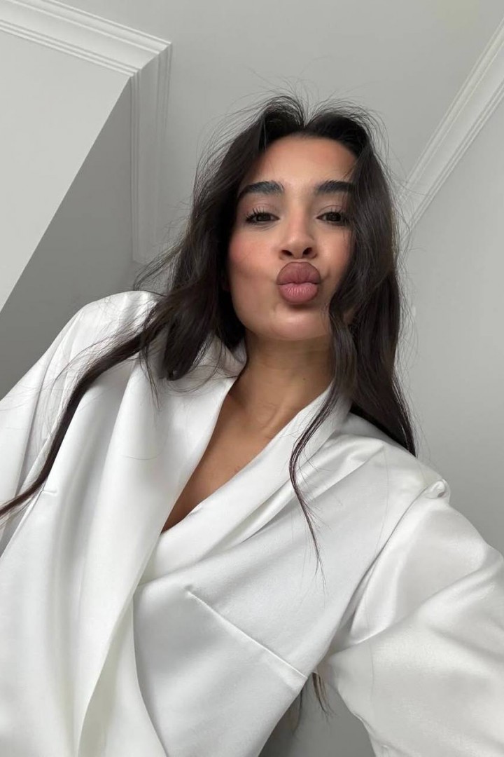 Шелковый брючный костюм BAC-971A750