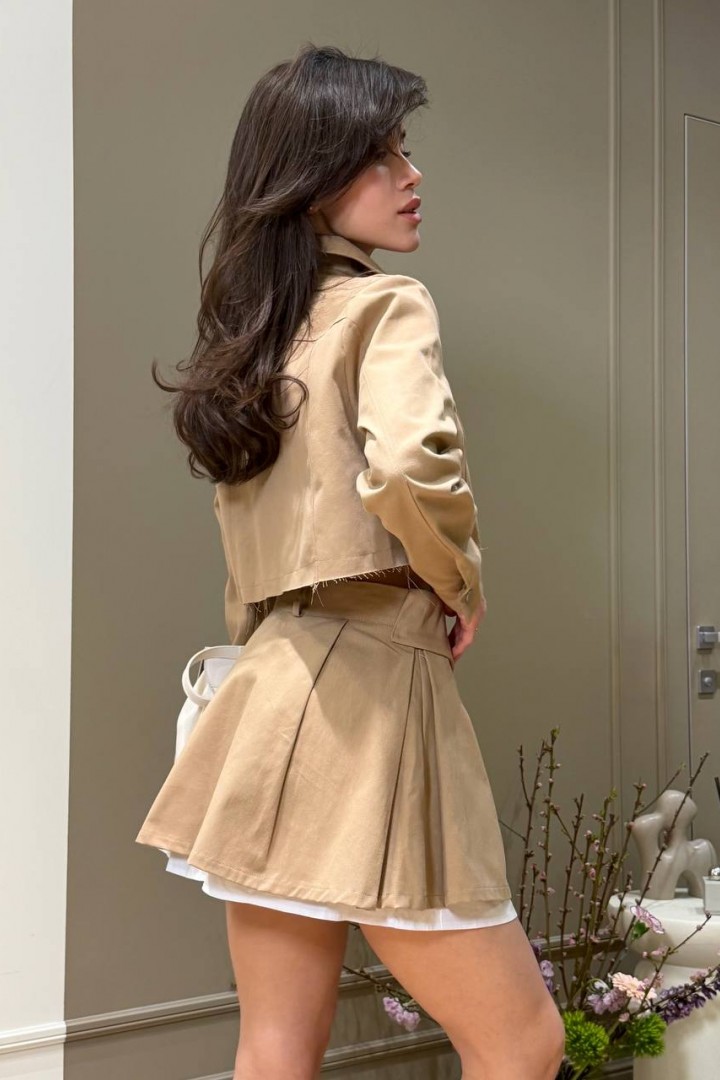 Укорочений жакет і спідниця-шорти GIL-032A860