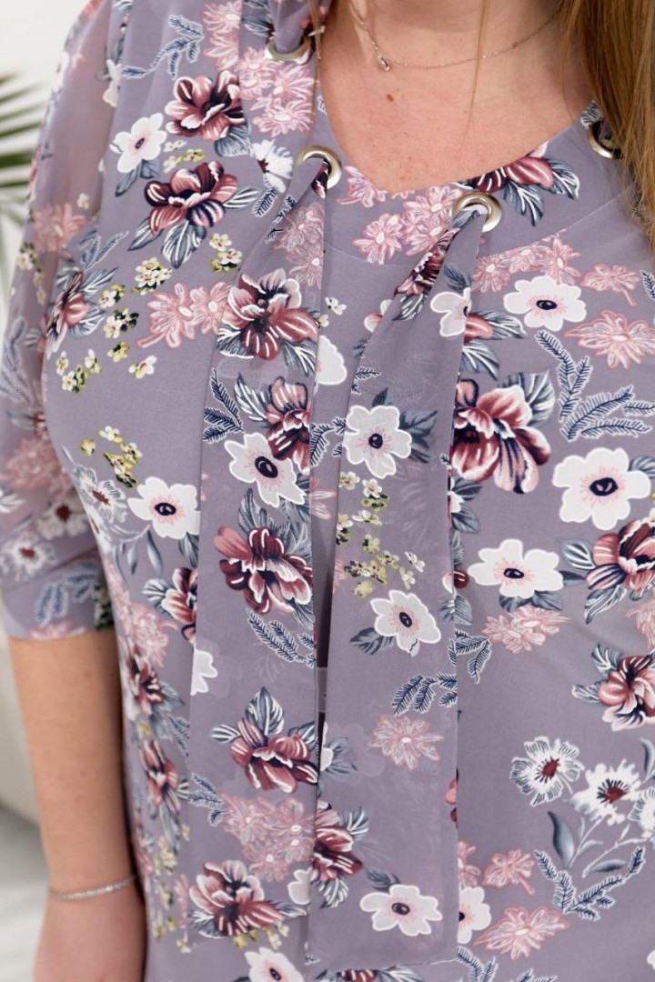 Нежное платье с цветочным принтом LISA-262A510