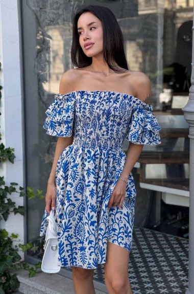 Легка сукня з відкритими плечами MIK-2466A380