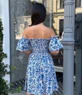 Легкое платье с открытыми плечами MIK-2466A380