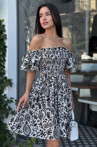 Легка сукня з відкритими плечами MIK-2466A380