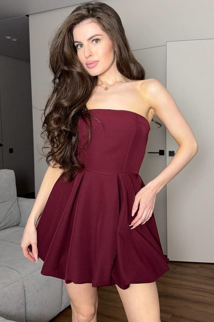 Чудесное платье-бандо MIK-1739A490