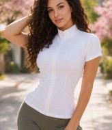 Стильна кофта на блискавці MIK-1692A310