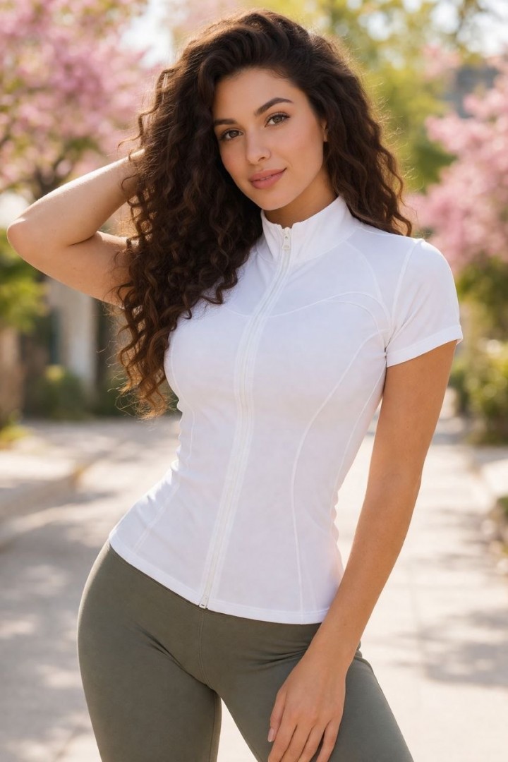 Стильна кофта на блискавці MIK-1692A310