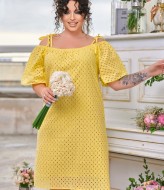 Летнее платье из прошвы DG-p15479A550 Летнее платье из прошвы DG-p15479A550