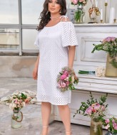 Летнее платье из прошвы DG-p15479A550 Летнее платье из прошвы DG-p15479A550