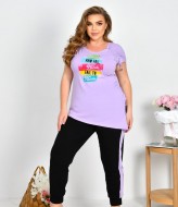 Летний прогулочный костюм батал KYB-21158A19