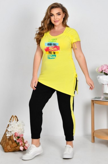 Летний прогулочный костюм батал KYB-21158A19