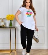 Летний прогулочный костюм батал KYB-21158A19