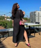 Платье льняное длинное DG-p15534A450