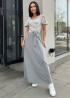 Длинное трикотажное платье летнее DG-d41252A350