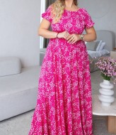 Штапельное платье большого размера PRAT-2281A550