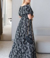 Штапельное платье большого размера PRAT-2281A550