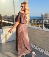 Платье из ткани плиссе  MA-N2098A620