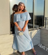 Платье из ткани плиссе  MA-N2098A620