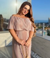 Платье из ткани плиссе  MA-N2098A620