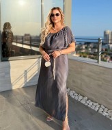 Платье из ткани плиссе  MA-N2098A620