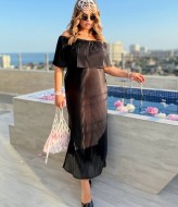 Платье из ткани плиссе  MA-N2098A620