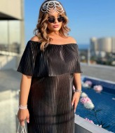 Платье из ткани плиссе  MA-N2098A620