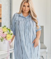 Платье рубашка длинное летнее VOJ-1016A700