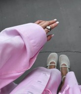 Льняной костюм с шортами  LID-623A900