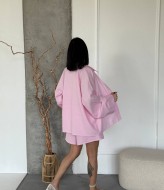 Льняной костюм с шортами  LID-623A900